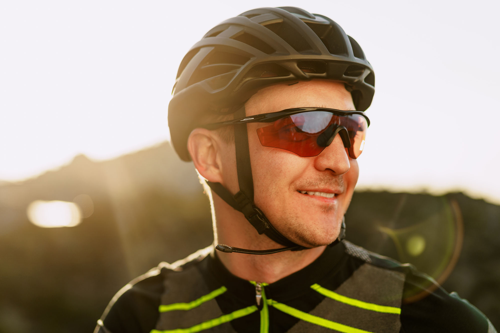 Occhiali Bicicletta polarizzata protezione UV occhiali da sole vento densità Occhiali protettivi 