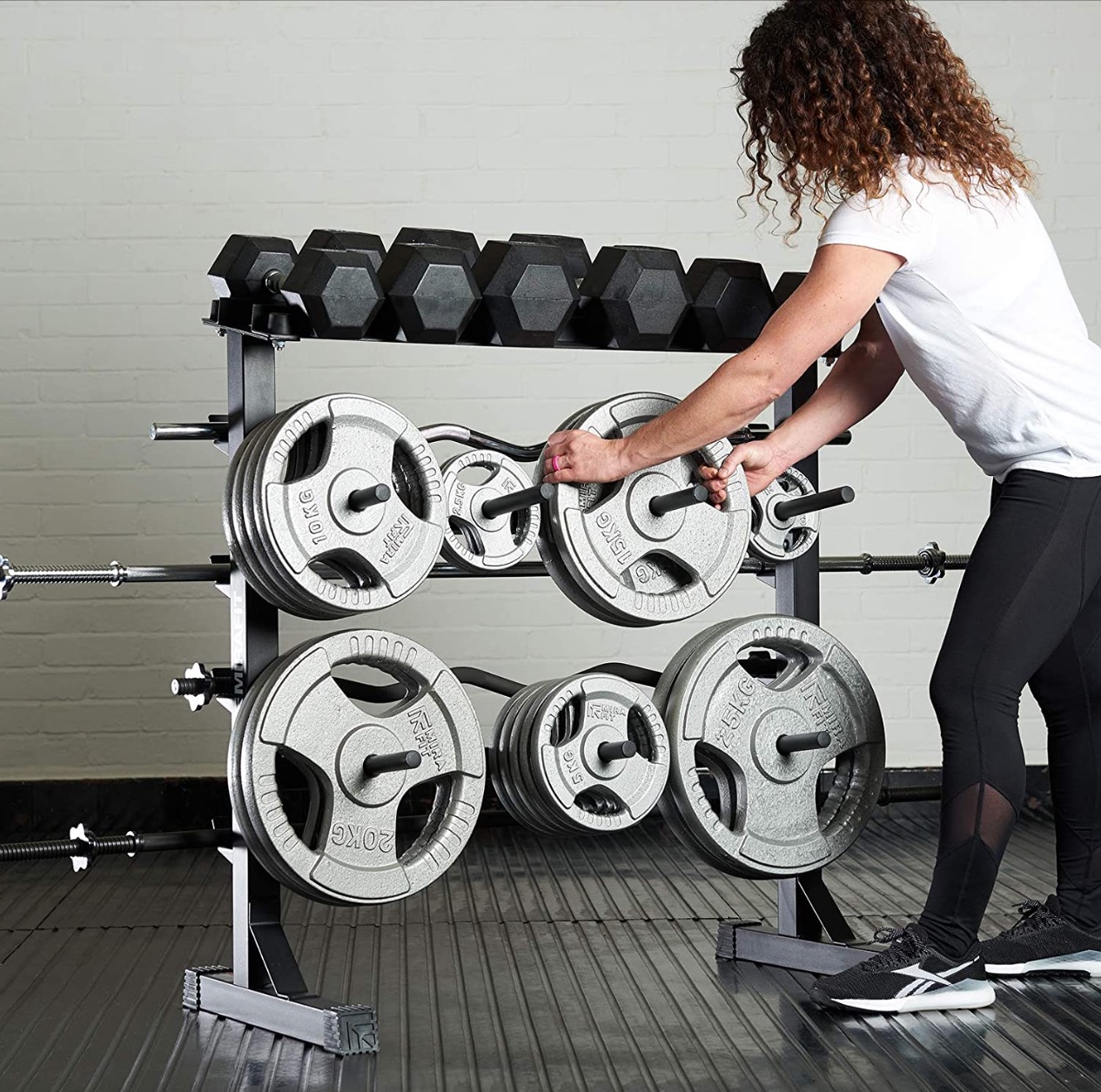 Rastrelliera Per Kettlebells E Pesi - Supporto Multifunzionale, Capacit&agrave; 200kg, Per Home Gym