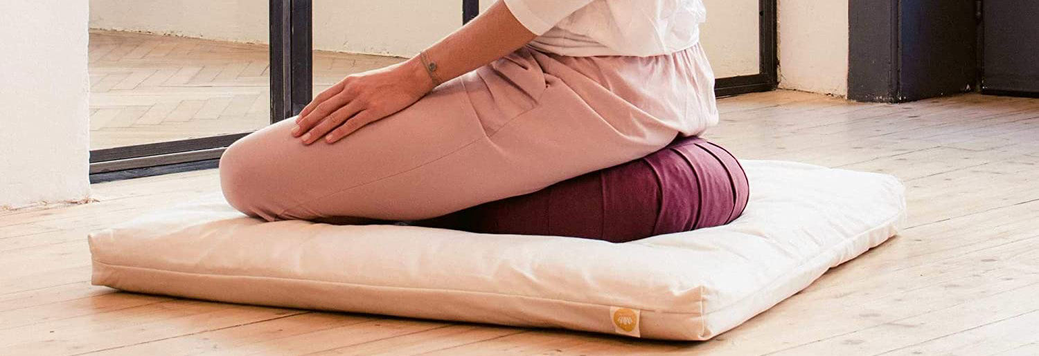 Yoga Cuscino meditazione CUSCINO CUSCINI bio Spelta pelliccia RONDO Zafu cuscino 