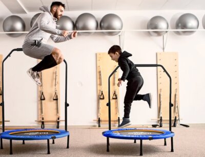 FA Sports Flyjump Fit Trampolino Fitness per Interni Unisex-Adulti 