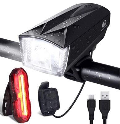 OMERIL - Migliore luce per bici girevole a 360°