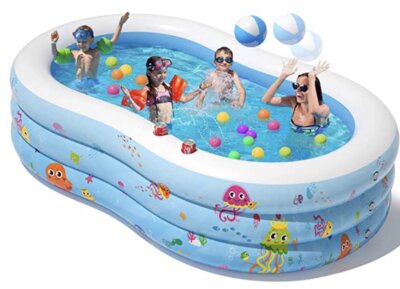 Peradix - Migliore piscina gonfiabile per design incassato a forma di otto