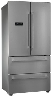 Smeg FQ55FX2PE - Migliore frigorifero Smeg side by side per congelatore a cassetti