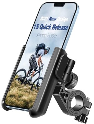 Supporto Universale per Manubrio in Silicone con Rotazione a 360 ° per Mountain Bike e Moto Porta Telefono per Bicicletta Supporto Universale per Telefono Cellulare per Smart 4-6,8 Pollici