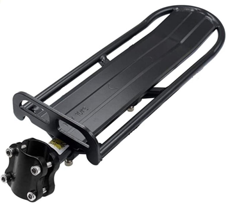 Portapacchi Bici Posteriore PrimeMatik - In Metallo, 36x15 Cm, Per Cestino O Valigetta